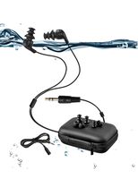 Sigomatech 100% waterproof swimming headphones(earbuds)-short cord, with 3 type earbuds for sort of sports(P.s:Only waterproof headphones without mp3 player)