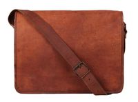Rustic Town 11 inch Vintage Crossbody Genuine Leather iPad Messenger Bag (For 10.5 inch iPad Pro)