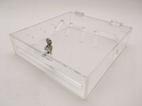 PlayStation 4 Slim Acrylic Video Game Console Security Case