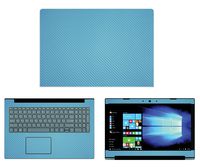 Decalrus - Protective Decal for Lenovo IdeaPad 320-15 (15.6" Screen) Laptop Sky Blue Carbon Fiber Skin case Cover wrap CFlenovoIdeaPad320_15SkyBlue