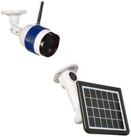 Freecam C340 Solar Powered Wi-Fi Camera Motion-Activated Truly Wireless Home Security Camera with PIR Motion Sensor and Night Vision for Outdoor Use