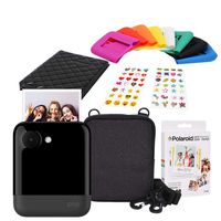 Polaroid POP 2.0 2 in 1 Instant Print Digital Camera (Black) Protective Kit with Soft Case