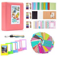 Followsun 8-in-1 2 x 3 Inch Photo Album Set for Fujifilm Instax Mini Camera Mini 7s 8 8+ 9 25 26 50s 70 90 Instax SP 1 (64 Pockets, 8 in 1)