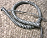Gray 12' Ft Handset Cord for Nortel Phone Norstar Meridian M Series M7100 M7208 M7310 M7324 M2000 M2006 M2008 M2112 M2216 M2317 M2616 Centrex M5000 M5008 M5316 Curly Coil Dolphin by DIY-BizPhones