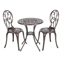 Patio Sense 63154 Danaris Bistro Set, Aged Copper