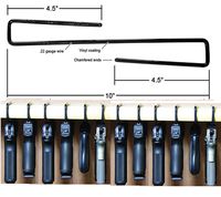 E-ONSALE AmeriGun Club Easy Use Gun Hanger Pack of 12 Original Handgun Hangers (12 Packs)