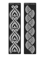 CrafTreat Stencil - Border VII & VIII (3"X12")