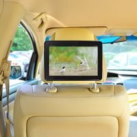 TFY Car Headrest Mount Holder for Kindle Fire HD 7" (2013 Old Model), Fast-Attach Fast-Release Edition, Beige (will only fit Amazon Kindle Fire HD 7, Previous Generation - 3rd)