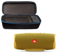 JBL Charge 4 Portable Waterproof Wireless Bluetooth Speaker Bundle with divvi! Charge 4 Protective Hardshell Case - Yellow