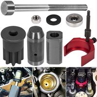 E-cowlboy 9U-6891 Injector Sleeve Remover Installer Set+9U-7227 Injector Height Tool+J-38587-a Engine Barring Socket for CAT Caterpillar 3406E C-15 C-16 Engines (8 PCS)