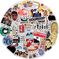 50PCS Friends TV Show Waterproof Stickers for Laptop, Hydro Flask,Phone,car,Skateboard,Travel Case