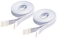 Extension Cable for Philips Hue Lightstrip Plus (3 ft/1 m, 2 Pack, White)