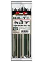 Pro Tie CF8SD100 8-Inch Camouflage Standard Duty Cable Tie, Camo Nylon, 100-Pack