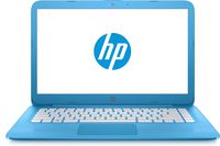 HP Stream 14-cb011wm, 14" HD Display, Intel N3060, 4GB RAM, 32GB SSD, Windows 10 Home S Mode, Blue