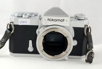Chrome Nikon Nikomat FTN SLR film camera; same camera as the Nikkormat sold in the USA