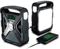 Eton Ultimate Camping AM/FM/NOAA Radio with S.A.M.E Technology, Smartphone Charging, Bluetooth, Giant Ambient Light and Solar Panel, NFRX5SIDEKICK