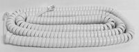 The VoIP Lounge Replacement 25 Foot Long White Handset Curly Cord for AT&T Phone