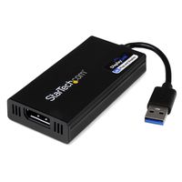 StarTech.com USB 3.0 to DisplayPort Adapter 4k Ultra HD, DisplayLink Certified, Video Converter w/External Graphics Card - Mac & Windows (USB32DP4K)