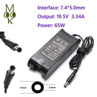 PA-12 65W 19.5V AC Adapter Laptop Charger for Dell Inspiron 15 3520 3521 3531 3542 3537 7537 Inspiron 15R 5521 5537 5520 N5010 N5110 Power Supply Cord P/N HA65NS5-00 06TM1C LA65NS0-00