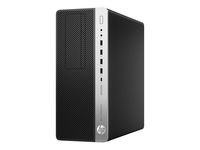 HP 2DR52UT#ABA EliteDesk 800 G3 - Personal Computer - Tower Desktop - 8 GB RAM - 512 GB SSD - NVIDIA Geforce GTX/Intel HD Graphics - Black/Silver