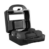 CAP Barbell Neoprene Coated Dumbbell Weights, 10 Pound, Pair with Case, Black