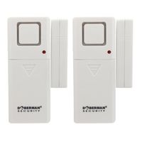 Doberman Security Magnetic Trigger, Sturdy, Compact Security Alarm, White (SE-0181W-2PK)