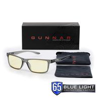 Gaming Glasses | Blue Light Blocking Glasses | Vertex/Smoke by Gunnar  | 65% Blue Light Protection, 100% UV Light, Anti-Reflective To Protect & Reduce Eye Strain & Dryness