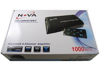 Novasonic Waterproof Bluetooth 4-Channel Stereo Amplifier with Remote - Automobile, Off-Road, Marine, Boat, Golf Cart