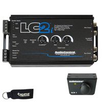 AudioControl LC2i 2 Channel Line Out Converter with Accubass and Subwoofer Control, ACR-1 Dash Remote