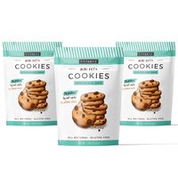 FORKETO Best Keto Chocolate Chip Cookies! 9G of Protein 2 Net Carbs No Added Sugar - Low Carb Sweets, Gluten Free & Healthy Diabetic, Paleo Snacks (3 Pack)