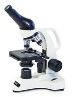 Parco Scientific 3050-100 Monocular Compound Microscope, 10x WF Eyepiece, 40x-1000x Magnification, LED Illumination, Coaxial Coarse & Fine Focus, Double Layer Mechanical Stage