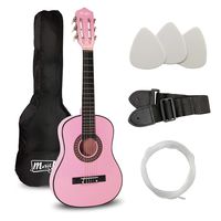 Music Alley 6 String Size 30inch Junior Classical Guitar (Pink), (MA-51)