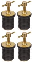 attwood 7526A7 Brass Handle T-Handle Drain Plug (Fоur Расk)