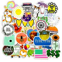 Cute Vsco Stickers for Water Bottles, Big 50 Pack, Waterproof, Aesthetic Fashion Vinyl Stickers for Teens and Girls, Perfect for Laptop, Hydro Flask, Luggage, Phone, Travel Extra Durable