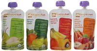 Happy Tot Organic Superfoods Stage 4, 4.22 OZ Baby Food Pouches Variety Pack of 16