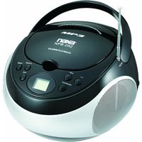 NAXA ELECTRONICS Naxa Npb-251 Blk Portable Cd Player With Am/fm Stereo Radio Black