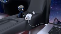 60W (78w) Fast Quick High Power USB-C Car Charger for MacBook Pro Touch Bar, Macbook, Macbook Air, More