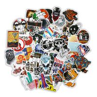 Flyzoo Cool Stickers-Skateboard Guitar Travel Case Sticker,Laptop Luggage Car Bike Bicycle Stickers(50Pcs Random Stickers)