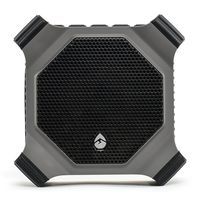 ECOXGEAR EcoDrift Rugged & Waterproof Wireless Bluetooth Speaker with Integrated Siri & Google Voice Control - Grey