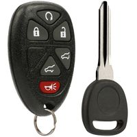 Ignition Key + Key Fob Keyless Entry Remote fits 2007-2014 Chevy Tahoe Suburban / 2007-2014 Cadillac Escalade / 2007-2014 GMC Yukon (fits Part # 15913427, 20869057, 22756462)