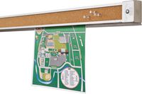 Best-Rite Tack-Bite Tackless Paper Holders, 6 Pack, 2.5"H x 1'W (504-1)