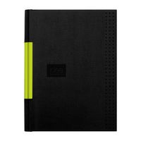 Oxford Idea Collective Business Notebook, 8 1/4 x 5 7/8, Case Bound, Black, 80 sheets (56893)