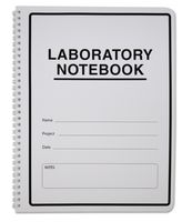 BookFactory Carbonless Lab Notebook/Laboratory Duplicator Book (Scientific Grid Format) - 8.5" x 11". 100 Sets of Pages, 200 Sheets Total [Wire-O Bound] (LAB-100-WTG-D)