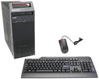 Lenovo ThinkCentre E73 10AS00DDUS Desktop Intel Core i3, 4 GB DDR3, 500 GB Hard Drive, Windows 7 Pro (Black)
