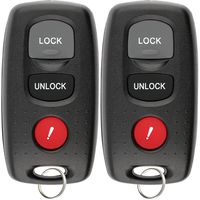 KeylessOption Keyless Entry Remote Control Car Key Fob Replacement for Mazda 3 KPU41794 (Pack of 2)