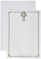 Great Papers! Gold Flat Card Invitation, Foil Lined Envelopes, 5.5"x7.75", 25 Count (20103805)