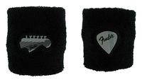 2 Pcs Fender Basketball Unisex Cotton Sweat Band Sweatband Wristband Wrist Band