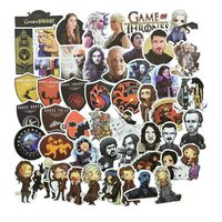 Game of Thrones Waterproof Stickers/Decals (50 pcs) of American TV Series for Laptop Skateboard Snowboard Water Bottle Phone Car Bicycle Luggage Guitar Computer PS4 (Game)