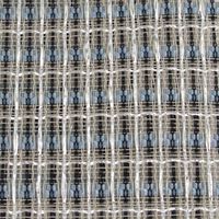 Cabinet Grill Cloth, Silver/White with Blue Accent, 34" Width