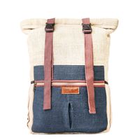Core Hemp Large Hemp Backpack with Laptop Sleeve Made From Pure Hemp